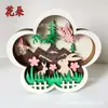 Nuevos Adornos de Madera para Pascua en Casa Manualidades de Madera DIY Decoraciones de Pintura para Niños Conejo Nórdico