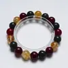 [Moyun Ningxuan] Pulsera de Cristal Natural Oro Negro Super Siete para Mujer Fácil de Combinar Regalo Pulsera de Cristal Blanco Venta al por Mayor