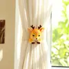 Cuerda para atar cortinas de león de dibujos animados, tira, cordón de amarre para decoración de sala de estar y habitación infantil, cordón elástico para fijar cortinas translúcidas