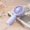 Ventilador Pequeño Portátil Vertical de Doble Uso Casual Ventilador Eléctrico Recargable por USB con Correa de Mano Ventilador de Mano de Color Fresco