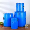 Cubo Aislado de Acero Inoxidable para Comercio Exterior, Contenedor Comercial de Gran Capacidad para Jugos, Té de Leche y Polvo de Hielo, Juego Especial de Cubitos de Hielo para Cantinas y Puestos