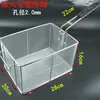 Cesta de Fritura em Aço Inoxidável Malha de Filtro 81 Rede de Fritura Ultra-Densa Cesta de Fritura Grande Comercial Cesta de Controle de Óleo Peneira Cesta de Peneirar Pós Rede Peneira