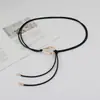 Cadena de Cintura de Cordón de Cuero Sintético PU para Mujer Cinturón de Cadena para la Cintura Temperamento de Mujer Nudo Sin Agujero Cinturón Lujo Ligero Nicho Decoración Venta al por Mayor Transfronteriza