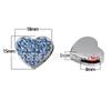 Acessórios para joias artesanais DIY 8mm face de diamante colorida contas de coração adequadas para pulseira chaveiro acessórios de joias usar cinto