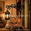 Estantería de Libros para Productos Nuevos Transfronterizos Luz de Linterna Iluminación de Estantería de Biblioteca Linterna Artesanías de Hierro