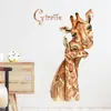 Nuevas Pegatinas de Pared de Animal Jirafa Amigables para la Familia para Sala de Estar, Entrada, Pasillo, Pegatinas de Jirafa, Decoración de Pared, Vinilos de Pared