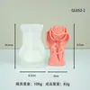 Vela Aromática Rosa do Amante Voto de Amor Molde de Silicone Presente DIY Dia dos Namorados Molde de Ornamento Pedra Aromática de Casamento