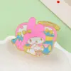 Broches Esmaltados Sanrio Cinnamoroll, My Melody, Kuromi, Insígnias Metálicas de Desenho Animado Fofas, Vários Estilos, Acessórios Unissex