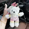 Conjunto Tendência de Urso de Pelúcia Personalizado Chaveiro de Boneca Pingente de Bolsa de Brinquedo Fofo e Adorável Brinquedos no Atacado