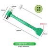 Nuevo Martillo de Instalación de Ensamblajes de Puertas y Ventanas, Martillo de Cuero, Dos en Uno 0.05kg Carpintería Piso Pala de Plástico Martillo, Martillo de Goma Sólida