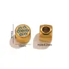 Acessórios de Joias de Aço Inoxidável com Contas Pingente de Flor com Diamante Banhado a 18K Acessórios de Contas Espaçadoras Joias para Pulseira DIY