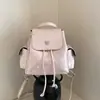 Mochila Fofa Estilo Universitário Coreano 2026 Verão Nova Mochila Pequena para o Dia a Dia Portátil Nicho Bolsa de Mão com Bolinhas