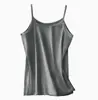 Camisola Seamless de Modal para Mujer Verano Sin Mangas Combinación Total Talla Grande Ajustado Estudiante Camisa Base Superior Fina para Mujer