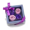 Presentes de Natal para Clientes, Pequenos Presentes, Caixas de Presente com Flores de Sabão de Rosa, Presentes de Aniversário, Lembrancinhas de Casamento, Lembrancinhas