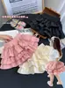 Saia Plissada em Camadas de Bolo Infantil 2026 Outono Nova Estilosa Saia Curta para Meninas Saia Bufante de Bebê Vestido de Princesa