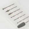 Juego de cabezales de diamante para limado de uñas juego completo de procesamiento pre-lijado pulido detalles herramienta de limado de uñas broca