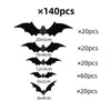 Amazon Halloween Pegatina de Murciélago Negro 3D para Pared Decoración de Halloween Pegatina de Murciélago para Pared Accesorios Decoración de Fiesta