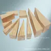 Instalação de Batente de Madeira para Trilho Deslizante, Bloco de Madeira, Bloco de Amortecimento, Porta e Janela de Alumínio Cunha de Madeira Triangular, Ponta de Madeira para Cunha, Taibo de Trigo Sólido