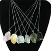 Amatista Rosa Cristal Piedra Cruda Gema Colgante Collar Transfronterizo Amazon ebay Joyería de Comercio Exterior al por Mayor