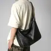 Bolso tote de cuero suave de PU estilo commuting para hombres y mujeres, color sólido, gran capacidad, adecuado para estudiantes universitarios, bolso ligero de hombro y cruzado