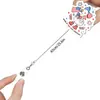 250º Aniversario del Día de la Independencia Americana Portabadge Retráctil de Ganso Portabadge de Identificación Retráctil Acrílico para Profesionales de la Salud