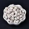 Cuentas Sueltas de Bodhi Estrella y Luna, Cuentas Redondas, Color Original, Cuentas Sueltas con Agujero Completo, Cuentas para DIY, Cuentas de Barril de Bodhi Estrella y Luna Amarillas Naturales para Hombres y Mujeres