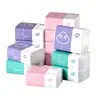 Papel de Seda Flor Três Cores Zhihu, 40 Pacotes de Guardanapos, Toalhas de Papel com 4 Folhas, Estilo de Extração em Massa para Uso Doméstico, Direto do Fabricante, Dropshipping de Peça Única