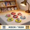 Caixa cega de distintivo personalizado lata de flandres personagem de anime periférico criativo bidimensional broche redondo