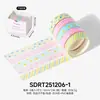 Fita Washi Bobo Gummy Series Embalada com Caixa 5 Rolos para Journaling DIY, Materiais de Diário, Adesivos Decorativos para Colagem