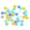 3 * 6MM espaciadores de rueda brillantes cuentas de imitación de jade cristal de cristal cuentas accesorios para joyería DIY pulsera pendientes accesorios para collar