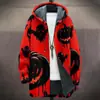 Cardigan con capucha y cremallera suelta para hombre, chaqueta de algodón, 3D digital, sin riesgos, nuevo, independiente de Temu, para hacer tú mismo con imágenes