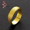 Joia de Ouro Aluvial Anel de Aço Titânio Fosco Design de Nicho Não Desbota Anel Fechado Feminino Anel de Casal de Alto Nível
