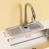 Almohadilla de Silicona para Drenaje Transfronteriza, Almohadilla Antisalpicaduras para Grifo de Lavabo, Estante de Almacenamiento para Encimera de Lavabo, Grifo de Cocina, Venta al por Mayor