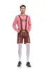 Novo traje de cerveja alemão da Amazon suspensórios traje de cerveja traje de Munique Oktoberfest suspensórios de bar