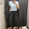 Falda larga de algodón tipo capullo para mujer japonesa, falda larga casual ajustada de mezcla de algodón C474956/476319