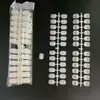 Tablero de Exhibición de Puntas de Uña de Práctica Semi-Sólidas de Fondo Plano para Uñas Artísticas con Muestras de Color de Esmalte en Gel para Uñas de 240 Colores