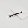 Brocha de Silicona para Mascarilla, Brocha Suave para Mascarilla, Brocha en Forma de Abanico para Ácido Frutal, Brocha de Maquillaje, Brocha de Belleza, Aplicador de Mascarilla de Barro, Herramienta de Belleza