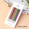 Venda por Atacado Vela Lápis Bolo Inserção para Assar Festa Celebração Banho de Ouro Fina Haste Longa Velas de Aniversário Sobremesa de Festa