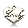 Colgante Inspirador Letra Inglesa Plata Antigua Collar DIY Llavero Encanto de Aleación Accesorios de Joyería Más Vendido en Amazon