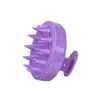 Peine Masajeador de Champú de Silicona Suave Transfronterizo para Limpieza del Cuero Cabelludo, Cepillo Masajeador Doméstico Estilo Japonés de Doble Uso Seco y Húmedo, Color Trigo