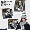 Chapéu de Lã Jacquard Fair Isle Chapéu de Tricô para Mulheres Quente de Inverno para Viagem ao Ar Livre Chapéu Quente de Lã com Proteção para Orelhas
