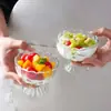 Taza de helado, taza de yogur, vaso alto para pudín, copa de postre, tazón para snacks, vaso de vidrio de alto valor para restaurantes de moda