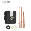 Movimiento de reloj silencioso DIY en stock transfronterizo, eje largo, segundero continuo, movimiento para reloj de pared, 4 tipos de manecillas de madera de nogal, movimiento de reloj
