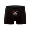 Tk Talla Europea Ropa Interior Boxer para Hombre Estampado Personalizado para Hombre Tm Popular Xiyin Amo a Mi Esposa