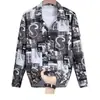 Camisa Casual para Hombre Diseño Superior Delgado Chaqueta Ligera Holgada Estilo Hong Kong Camisa de Seda Helada para Hombre Manga Larga Primavera Otoño Ropa de Otoño