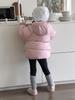 Chaqueta de plumón para niños, invierno 2024, nueva chaqueta de plumón para niñas, nueva GB 90, abrigo de plumón de pato blanco con capucha para bebés.