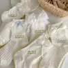 Calcetines de casa para mujer con lazo de encaje atmosférico estilo girly, calcetines de tubo medio estilo ballet japonés para primavera/verano, Lolita