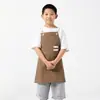 Delantal infantil con impresión de logotipo personalizado, actividad entre padres e hijos, pintura, taller de artesanía, alfarería, repostería, lona impermeable, cintura