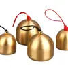 Sinos de Cobre Sino de Vento Sino de Natal Decoração Pendente Decoração de Feriado DIY Sino Pequeno de Metal Sino de Porta Chaveiro