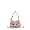 Bolsa Quadrada Pequena Doce da Moda para Mulheres, Nova Bolsa de Ombro com Corrente e Laço Outono 2026, Bolsa Transversal Fashion